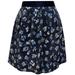J. Crew Skirts | J. Crew Floral 100% Silk Pleated A Line Gray/Blue Skirt Size 6 Small | Color: Blue/Gray | Size: S