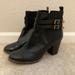 Giani Bernini Shoes | Giani Bernini Womens Black Leather Ankle Boots | Color: Black | Size: 8