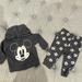 Disney Matching Sets | 9m Baby Mickey Mouse Outfit | Color: Gray/White | Size: 9mb