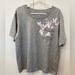 Adidas Shirts & Tops | Girls Adidas Tee - Butterflies And Flowers | Color: Gray/Purple | Size: Sg