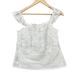 Lilly Pulitzer Tops | Lilly Pulitzer Azaria Lace Tank Top Womens White Butterfly Airy Pullover Size Xs | Color: White | Size: Xs
