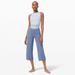 Lululemon Athletica Pants & Jumpsuits | (Nwt) Lululemon Align Wide Leg Crop | Color: Blue | Size: 0