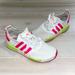 Adidas Shoes | Adidas Running Shoes Athletic Shoes Tennis Shoes Sneakers Sz 8 | Color: Green/Pink | Size: 8