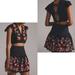 Anthropologie Skirts | Anthro* “Embroidered Skirt” Anthropologie Skirt | Color: Black/Red | Size: 2