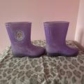 Disney Shoes | Disney Frozen Elsa Rain Boots! | Color: Purple/Silver | Size: 10g