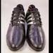 Adidas Shoes | Adidas Tour 360 Men Golf Shoes Black Leather Size 9.5 Art 816227 | Color: Black/Silver | Size: 9.5