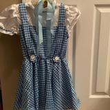 Disney Costumes | Dorothy Wizard Of Oz Costume Size M(8-10) | Color: Blue/White | Size: M