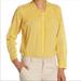 J. Crew Tops | J. Crew Yellow Gingham Button Front Top Nwt S | Color: Yellow | Size: S