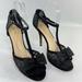 Kate Spade Shoes | Kate Spade Peep Toe Shoes Black Platform Mesh | Color: Black | Size: 10