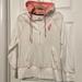 Disney Tops | Disney Parks White Minnie Mouse Hoodie | Color: Pink/White | Size: M