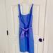 J. Crew Dresses | Jcrew Dress With Bow Sash | Color: Blue | Size: 4
