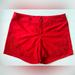 Athleta Shorts | Athleta Short Red Women's Size 2 Eyelet Coral Lightweight Swim Shorts Pant Beach | Color: Red | Size: 2