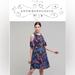 Anthropologie Dresses | Anthropologie Maeve Elia Cold Shoulder Fit & Flare Floral Dress Size 6 | Color: Black/Blue | Size: 6