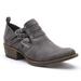 Anthropologie Shoes | Cocunuts Matisse 8.5m Gray Winston Ankle Boots Booties 3 Buckle | Color: Gray | Size: 8.5