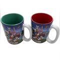 Disney Dining | Disneyland Resort Mom And Dad Mickey And Friends Mugs Raised Graphic 2 Mugs | Color: Green/Red | Size: Os