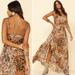 Free People Dresses | Free People Forever Yours Smocked Slip Dress | Color: Black/Orange | Size: S