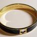 Kate Spade Jewelry | Kate Spade Black & Gold Bangle Bracelet With Clasp Nwot | Color: Black/Gold | Size: Os
