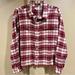 Levi's Tops | Levi’s Women’s Cropped Flannel Top | Color: Red/White | Size: L