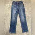 Madewell Jeans | Madewell Denim Jeans Perfect Vintage Crop Women’s 23 Blue Distressed (24”X25.5”) | Color: Blue | Size: 23