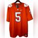 Nike Shirts | Clemson Tigers Football Jersey Nike Dri Fit Size Xxl Team Nike New With Tags | Color: Orange | Size: Xxl