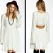 Free People Dresses | Free People Gentle Dreamer Off White Dress Long Sleeve Size Medium Boho Dress | Color: White | Size: M