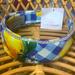 Free People Accessories | Free People Curried Myrrh Ills Lemon Gingham Headband New | Color: Blue/Yellow | Size: Os