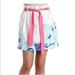 Lilly Pulitzer Skirts | Lilly Pulitzer Skirt Womens Xs White Pink Blue Avery Ride The Wave Seagulls | Color: Blue/Pink | Size: Xs