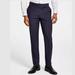 Michael Kors Pants | Michael Kors Men's Pants Blue 34w X 32l Modern Fit Wool-Blend Plaid Suit | Color: Blue | Size: 34