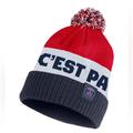 Nike Accessories | Brand New Nike Psg Football Club Fc Soccer Paris Pom Beanie Winter Knit Hat Cap | Color: Blue/Red | Size: Os