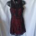 Disney Dresses | Disney Pixar Coco Dress Size S Lace Overlay Red And Black | Color: Black/Red | Size: Mj