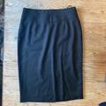 J. Crew Skirts | J.Crew Black Skirts Below Knee Wool Sz 10 | Color: Black | Size: 10