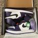 Nike Shoes | Jordan 1 Retro High Court Sneakers | Color: Purple/White | Size: 7