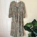 Anthropologie Dresses | * Anthropologie Boemo Tiered Boho Prairie Cottage Floral Tiered Maxi Size M | Color: Cream/Green | Size: Mp