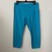 Athleta Pants & Jumpsuits | Athleta Womens Ultra High Rise Elation Capri Pants Large Blue Yoga Workout | Color: Blue | Size: L