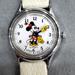 Disney Accessories | Lorus Quartz Disney Minnie Mouse Watch Silver With Speidel Cream Snakeprint Band | Color: Cream/Silver | Size: Os