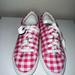 J. Crew Shoes | $89 New J. Crew Pink/White Gingham Sneakers Shoes Sz 8.5 | Color: Pink/White | Size: 8.5