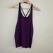 Adidas Tops | Adidas Deep Purple Spaghetti Strap Tank Top | Color: Purple | Size: M