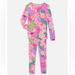 Lilly Pulitzer Pajamas | Lilly Pulitzer Girls Sammy Pajama Set Long Sleeve & Pants Pink Isle Friends | Color: Pink/Purple | Size: 2tg