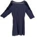 American Eagle Outfitters Dresses | American Eagle 3 Quarter Sleeve Scoop Neck Casual Dress | Color: Black/Blue | Size: S