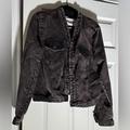 Anthropologie Jackets & Coats | Anthropologie Faded Black Jean Jacket Xl | Color: Black | Size: Xl