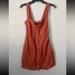 Anthropologie Dresses | Anthropologie Maeve Xs Nwt Twist-Front Mini Dress Bustier Tangerine Orange | Color: Orange/Tan | Size: Xs