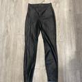 Zara Pants & Jumpsuits | Black Leather Zara Pants | Color: Black | Size: S