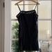 Zara Dresses | Cute Zara Black Gray Strappy Mini Dress With Hanging Shell Embellishment Detail | Color: Black/Silver | Size: L