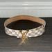 Louis Vuitton Accessories | Authentic Louis Vuitton Belt | Color: Cream | Size: S/M 80/30