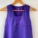 Athleta Tops | Athleta V Neck Support Bra Tank Top 34a Purple | Color: Purple | Size: S