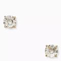 Kate Spade Jewelry | Kate Space Gumdrop Earrings Clear | Color: Gold | Size: Os