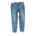 Madewell Jeans | Madewell 10" High Rise Skinny Womens Jeans Size 32 Blue Stretch Denim Button Fly | Color: Blue | Size: 32