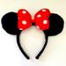 Disney Costumes | Classic Minnie Mouse Disney Ears. Children’s Scale. | Color: Black/Red | Size: Osg