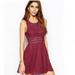 Free People Dresses | Free People Daisy Cut Out Skater Dress | Color: Red | Size: 4