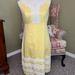 Lilly Pulitzer Dresses | Lilly Pulitzer Dolly Dress Novelty Lace Lemon Sorbet White Yellow Embroidered 6 | Color: White/Yellow | Size: 6